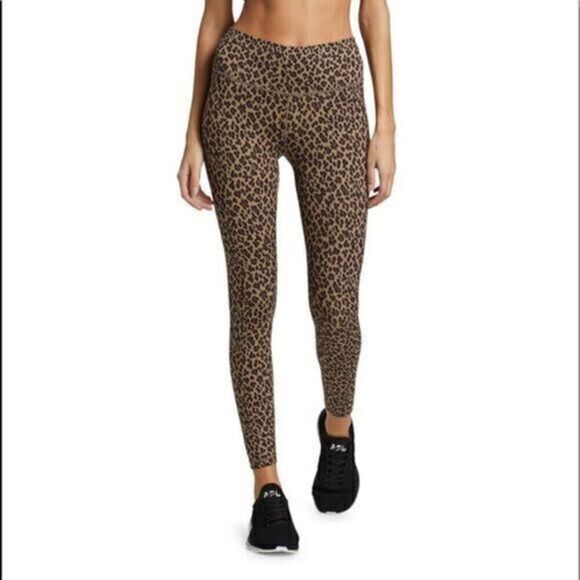 Varley Century 2.0 Legging Coffee Cheetah leopard animal print - Picture 1 of 5
